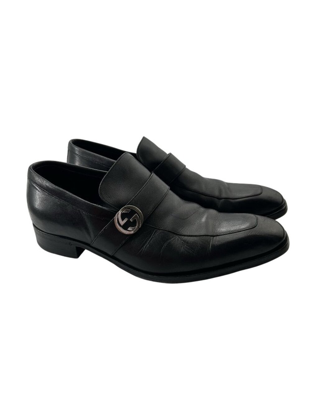 Gucci Men's Lifford Loafer Shoes Black/Nero Leather Sz 7.5 D/US 8.5 114416 Italy